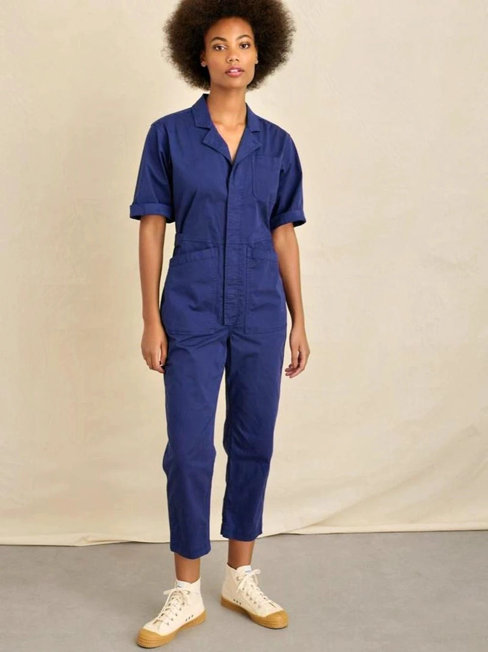 Alex Mill Utility Jumpsuit in Blue Size Large